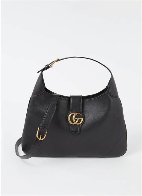 gucci handtas zwart|gucci bijenkorf.